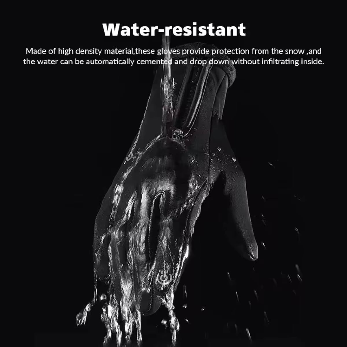 Winter Gloves Waterproof Thermal Touch Screen Thermal Windproof Warm Gloves Cold Weather Running Sports Hiking Ski Gloves